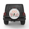 GO WILD SILVER CARBON FIBER TIRE COVER
