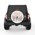 GO WILD PEARL  WHITE CARBON FIBER TIRE COVER