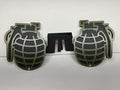 GRENADE FOOT PEGS FOR JEEP WRANGLER AND JEEP GLADIATOR in Army Green Color