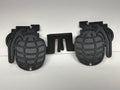 GRENADE FOOT PEGS FOR JEEP WRANGLER AND JEEP GLADIATOR in Black Color