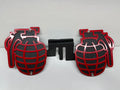 GRENADE FOOT PEGS FOR JEEP WRANGLER AND JEEP GLADIATOR in Red Color