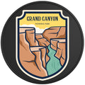 GRAND CANYON BLACK TIRE COVER