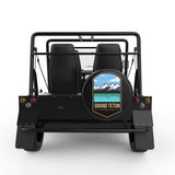 GRAND TETON BLACK TIRE COVER FOR MOKE