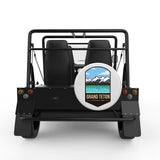 GRAND TETON WHITE TIRE COVER FOR MOKE