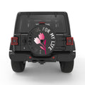 GRATEFUL FOR LIFE BLACK CARBON FIBER TIRE COVER