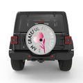 GRATEFUL FOR LIFE WHITE TIRE COVER