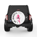 GRATEFUL FOR LIFE WHITE TIRE COVER