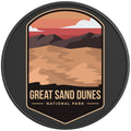 GREAT SAND DUNES BLACK CARBON FIBER TIRE COVER