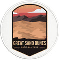 GREAT SAND DUNES BLACK TIRE COVER