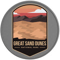 GREAT SAND DUNES SILVER CARBON FIBER TIRE COVER