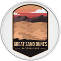 GREAT SAND DUNES WHITE TIRE COVER