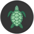 GREEN SEA TURTLE BLACK CARBON FIBER TIRE COVER