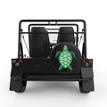 GREEN SEA TURTLE BLACK TIRE COVER FOR MOKE