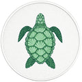 GREEN SEA TURTLE BLACK TIRE COVER