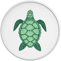 GREEN SEA TURTLE WHITE TIRE COVER