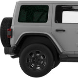GREEN TOPOGRAPHIC MAP QUARTER WINDOW DECAL FITS 2011-2018 JEEP WRANGLER 4 DOOR HARD TOP JKU