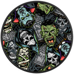 GRIM REAPER HALLOWEEN BLACK TIRE COVER