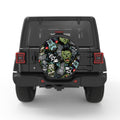 GRIM REAPER HALLOWEEN BLACK CARBON FIBER TIRE COVER