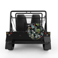 GRIM REAPER HALLOWEEN BLACK TIRE COVER FOR MOKE