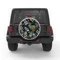 GRIM REAPER HALLOWEEN WHITE TIRE COVER