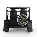 GRIM REAPER HALLOWEEN WHITE CARBON FIBER TIRE COVER FOR MOKE