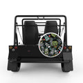 GRIM REAPER HALLOWEEN WHITE TIRE COVER FOR MOKE