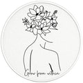 GROW FROM WITHIN BLACK TIRE COVER