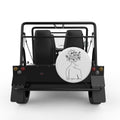 GROW FROM WITHIN WHITE TIRE COVER FOR MOKE