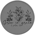 GROW IN GRACE SILVER CARBON FIBER TIRE COVER