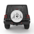 GROW IN GRACE SILVER CARBON FIBER TIRE COVER
