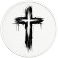 GRUNGE CROSS BLACK TIRE COVER