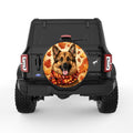 GERMAN SHEPHERD AUTUMN BLACK TIRE COVER