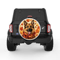 GERMAN SHEPHERD AUTUMN WHITE TIRE COVER