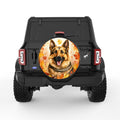 GERMAN SHEPHERD FALL BLACK TIRE COVER