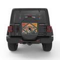 GOING TO THE MOUNTAINS BLACK CARBON FIBER TIRE COVER