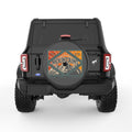 GOING TO THE MOUNTAINS BLACK CARBON FIBER TIRE COVER