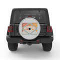 GOING TO THE MOUNTAINS WHITE TIRE COVER