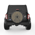 GOLDEN BUDDHA BLACK CARBON FIBER TIRE COVER