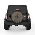 GOLDEN BUDDHA BLACK TIRE COVER