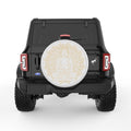 GOLDEN BUDDHA BLACK TIRE COVER
