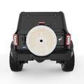 GOLDEN BUDDHA SILVER CARBON FIBER TIRE COVER