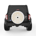 GOLDEN BUDDHA PEARL  WHITE CARBON FIBER TIRE COVER