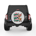 GOOD AT BEING BAD SILVER CARBON FIBER TIRE COVER