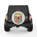 GRAND CANYON SILVER CARBON FIBER TIRE COVER