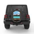 GRAND TETON PEARL  WHITE CARBON FIBER TIRE COVER