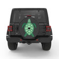GREEN SEA TURTLE BLACK CARBON FIBER TIRE COVER