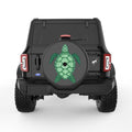 GREEN SEA TURTLE BLACK CARBON FIBER TIRE COVER