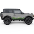 GREEN MOUNTAIN RANGE LANDSCAPE SIDE GRAPHIC DECAL FITS 2025 FORD BRONCO 2 DOOR