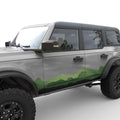 GREEN MOUNTAIN RANGE LANDSCAPE BODY GRAPHIC DECAL FITS 2021+ FORD BRONCO 4 DOOR