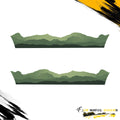 GREEN MOUNTAIN RANGE LANDSCAPE SIDE GRAPHIC DRIVER & PASSENGER DECALS